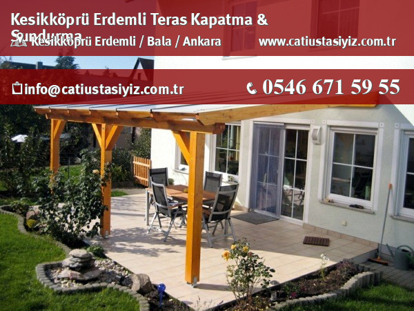Kesikköprü Erdemli teras kapama ve sundurma sistemleri