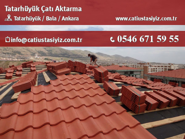 Tatarhüyük çatı aktarma, çatı ustası