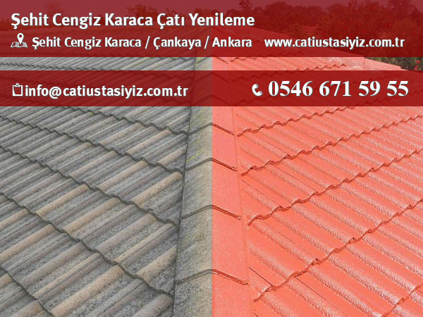Şehit Cengiz Karaca çatı yenileme, çatı ustası