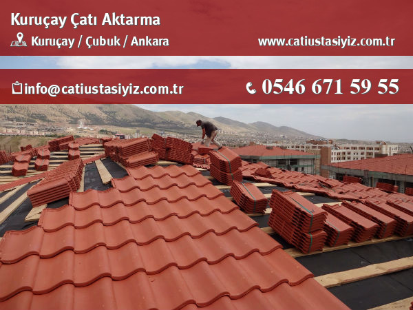 Kuruçay çatı aktarma, çatı ustası