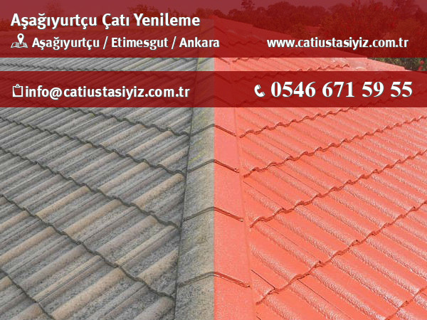 Aşağıyurtçu çatı yenileme, çatı ustası