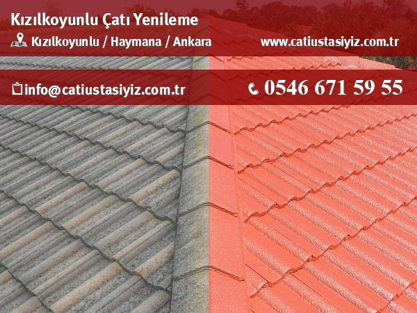 Kızılkoyunlu çatı yenileme, çatı ustası