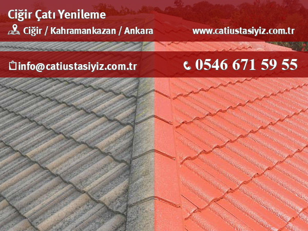 Ciğir çatı yenileme, çatı ustası