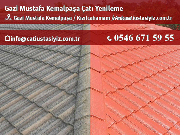 Gazi Mustafa Kemalpaşa çatı yenileme, çatı ustası