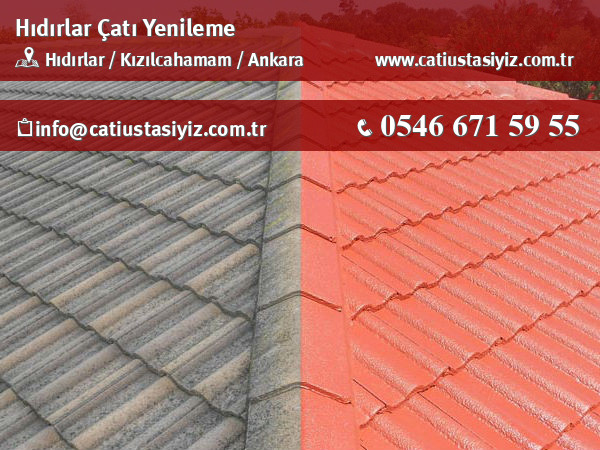 Hıdırlar çatı yenileme, çatı ustası