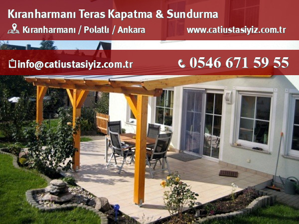 Kıranharmanı teras kapama ve sundurma sistemleri