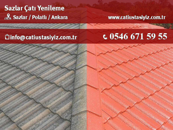 Sazlar çatı yenileme, çatı ustası