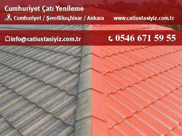Cumhuriyet çatı yenileme, çatı ustası