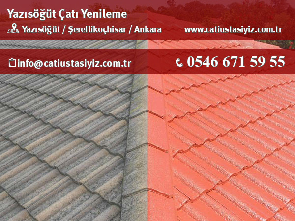 Yazısöğüt çatı yenileme, çatı ustası
