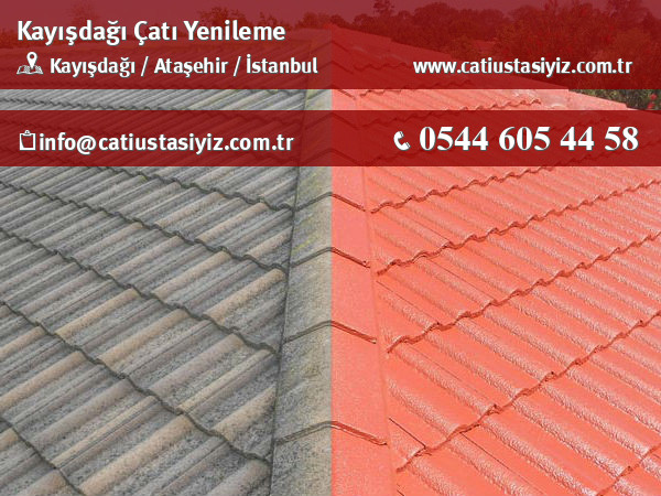 Kayışdağı çatı yenileme, çatı ustası