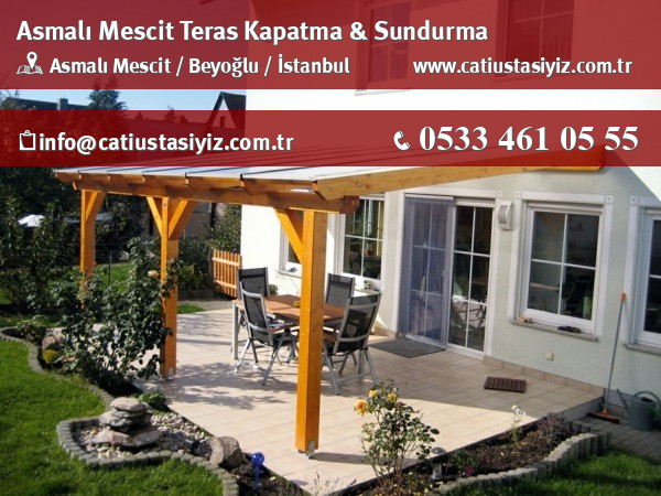 Asmalı Mescit teras kapama ve sundurma sistemleri