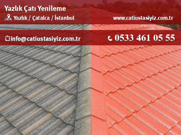 Yazlık çatı yenileme, çatı ustası