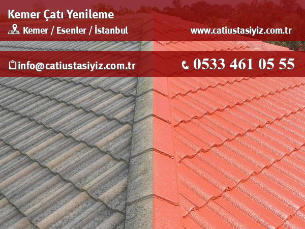 Kemer çatı yenileme, çatı ustası