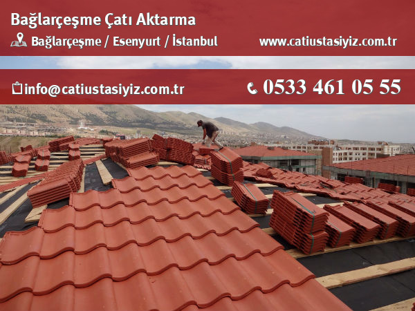 Bağlarçeşme çatı aktarma, çatı ustası