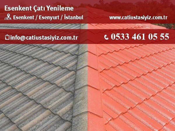 Esenkent çatı yenileme, çatı ustası