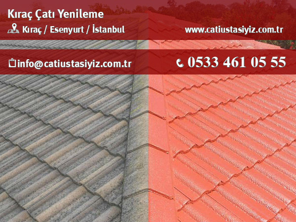 Kıraç çatı yenileme, çatı ustası