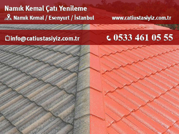 Namık Kemal çatı yenileme, çatı ustası