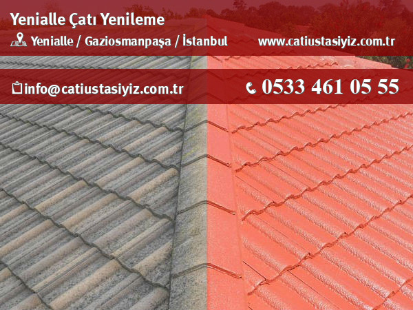 Yenialle çatı yenileme, çatı ustası