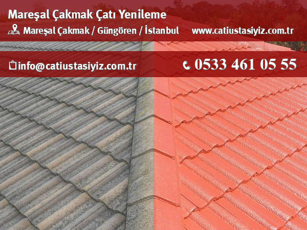 Mareşal Çakmak çatı yenileme, çatı ustası