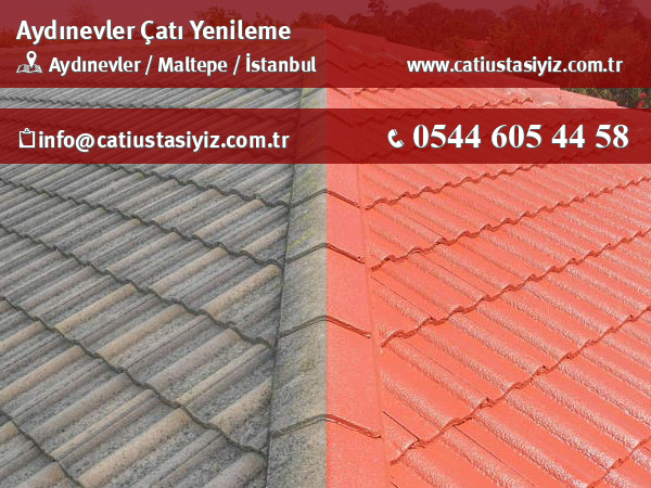 Aydınevler çatı yenileme, çatı ustası