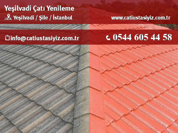 Yeşilvadi çatı yenileme, çatı ustası