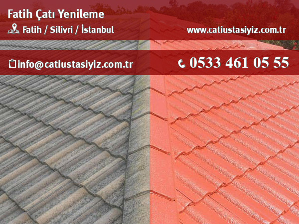 Fatih çatı yenileme, çatı ustası