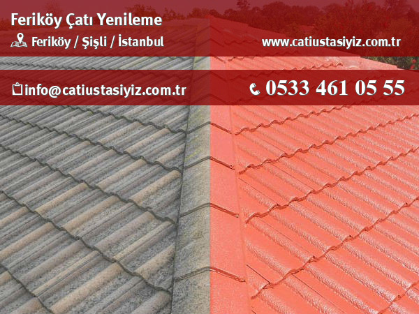 Feriköy çatı yenileme, çatı ustası