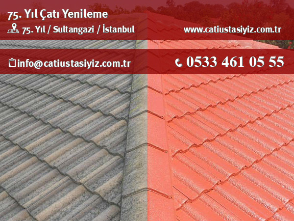 75. Yıl çatı yenileme, çatı ustası