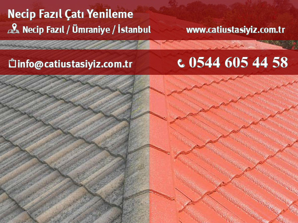 Necip Fazıl çatı yenileme, çatı ustası