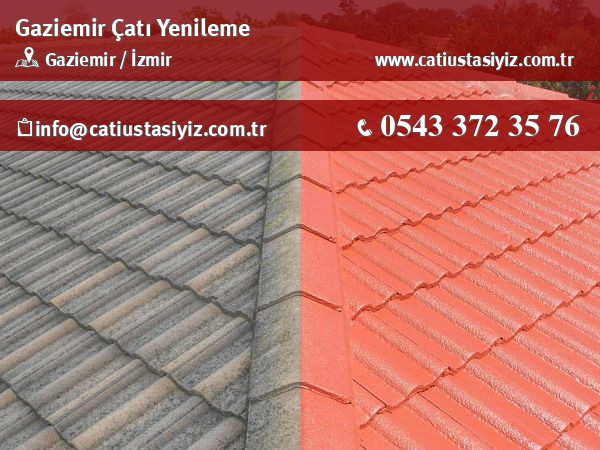 Gaziemir çatı yapımı ustası