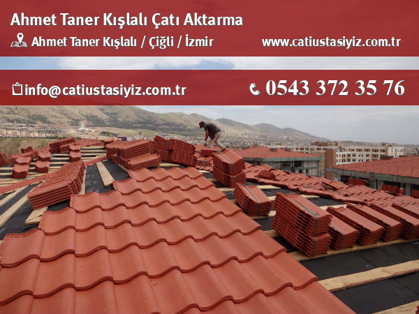 Ahmet Taner Kışlalı çatı aktarma, çatı ustası