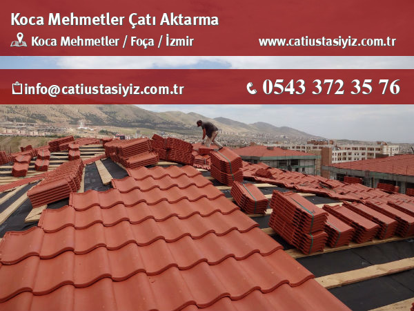 Koca Mehmetler çatı aktarma, çatı ustası