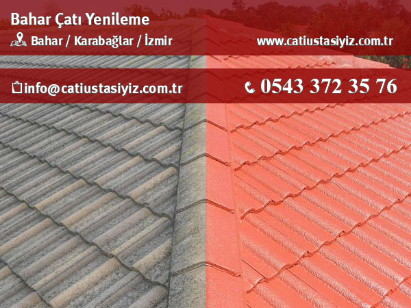 Bahar çatı yenileme, çatı ustası