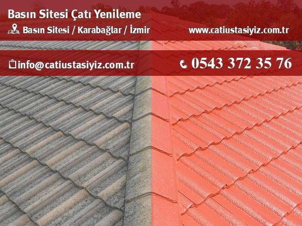 Basın Sitesi çatı yenileme, çatı ustası