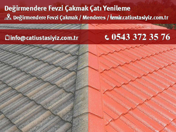 Değirmendere Fevzi Çakmak çatı yenileme, çatı ustası