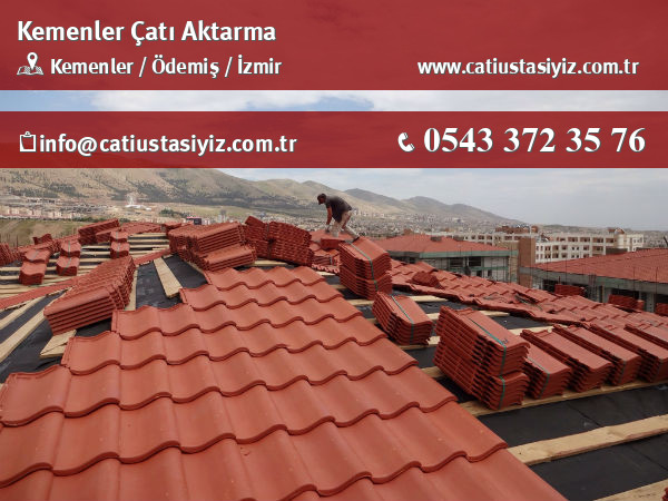 Kemenler çatı aktarma, çatı ustası