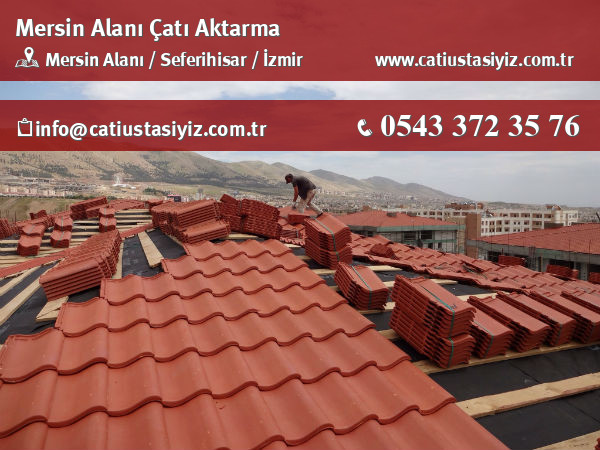 Mersin Alanı çatı aktarma, çatı ustası