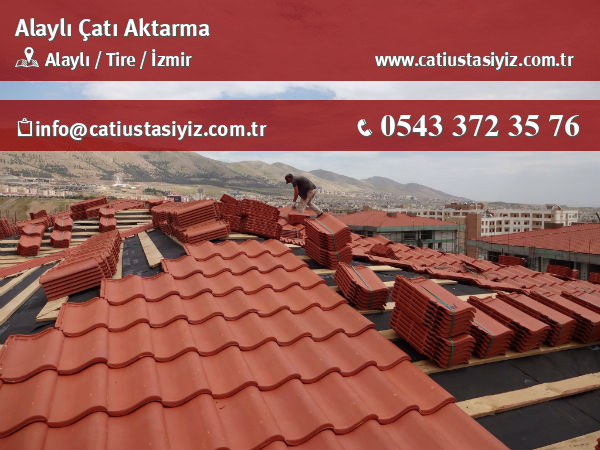 Alaylı çatı aktarma, çatı ustası