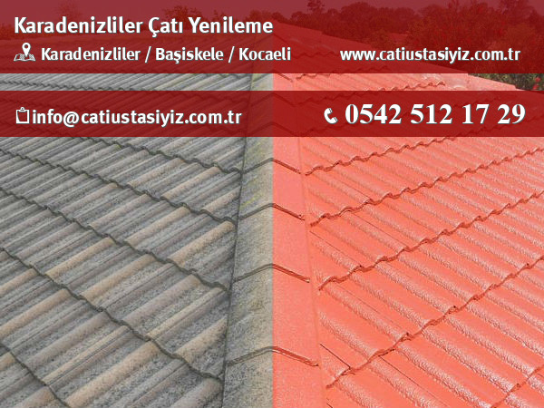 Karadenizliler çatı yenileme, çatı ustası
