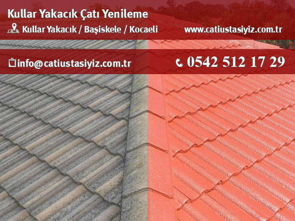Kullar Yakacık çatı yenileme, çatı ustası