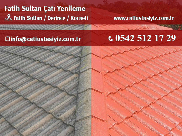 Fatih Sultan çatı yenileme, çatı ustası