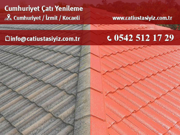 Cumhuriyet çatı yenileme, çatı ustası