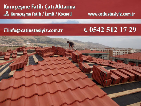 Kuruçeşme Fatih çatı aktarma, çatı ustası