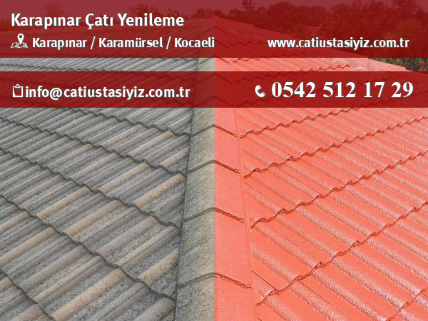 Karapınar çatı yenileme, çatı ustası