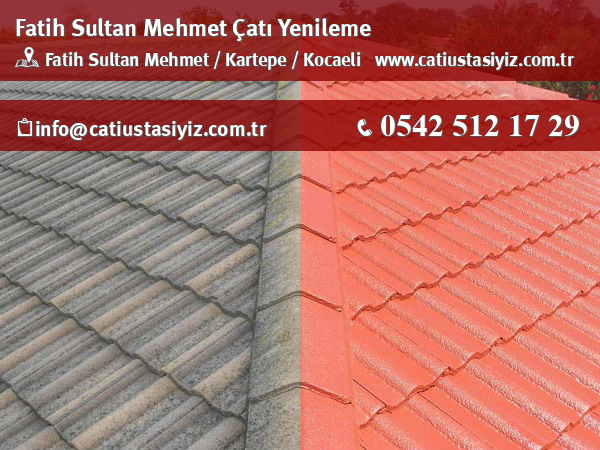 Fatih Sultan Mehmet çatı yenileme, çatı ustası