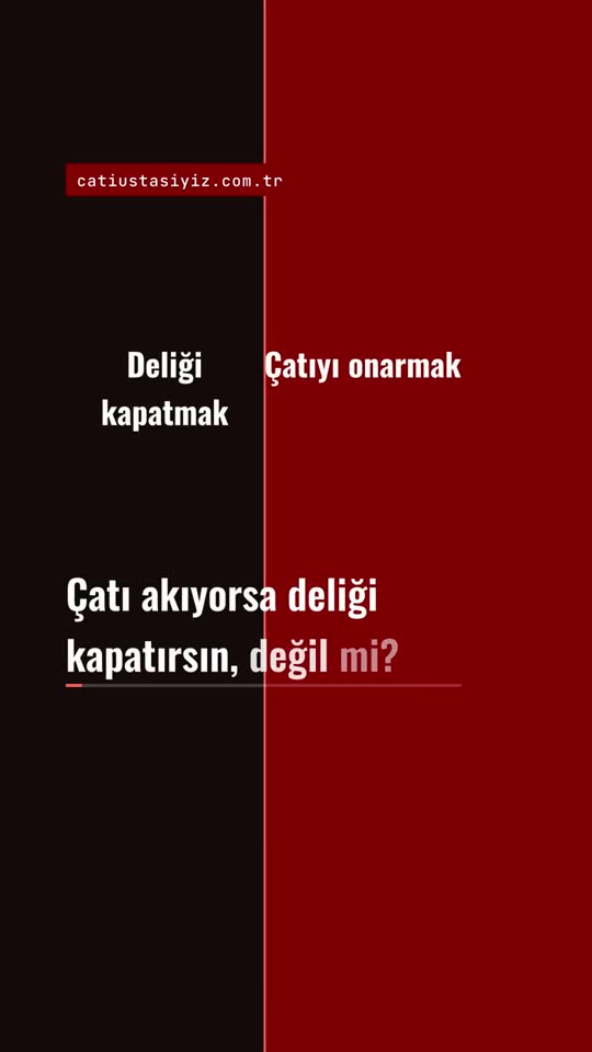 Çatı Tamiri: Önce Teşhis konulu short videonun kapak görseli