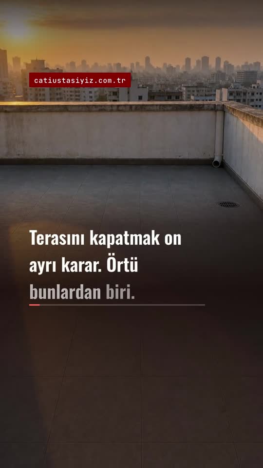 Teras Kapatma: On Karar konulu short videonun kapak görseli